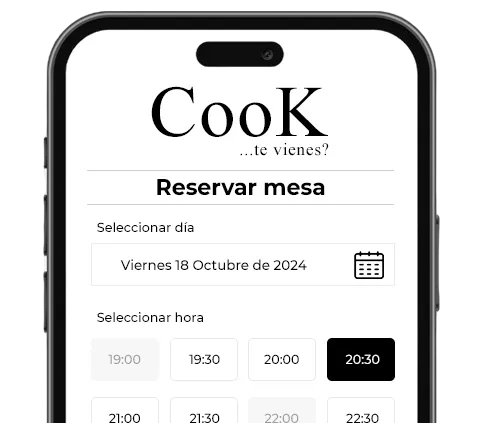 imagen de pantalla de reserva